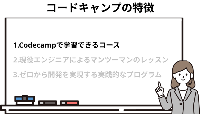 Codecamp（コードキャンプ）の利用で知っておくべき3つの特徴