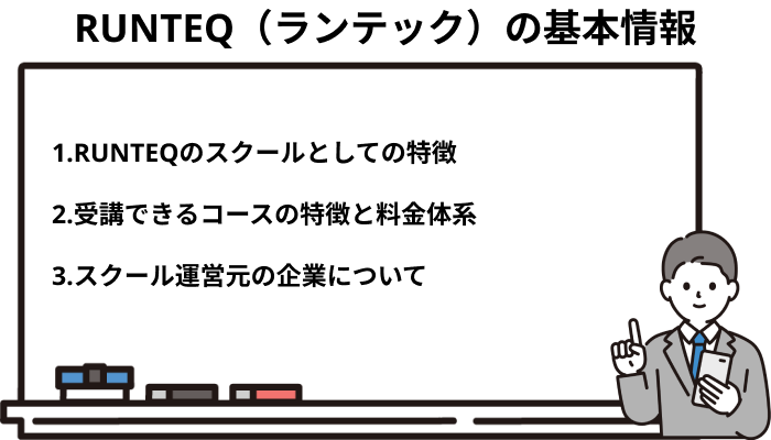 RUNTEQ（ランテック）の3つの基本情報